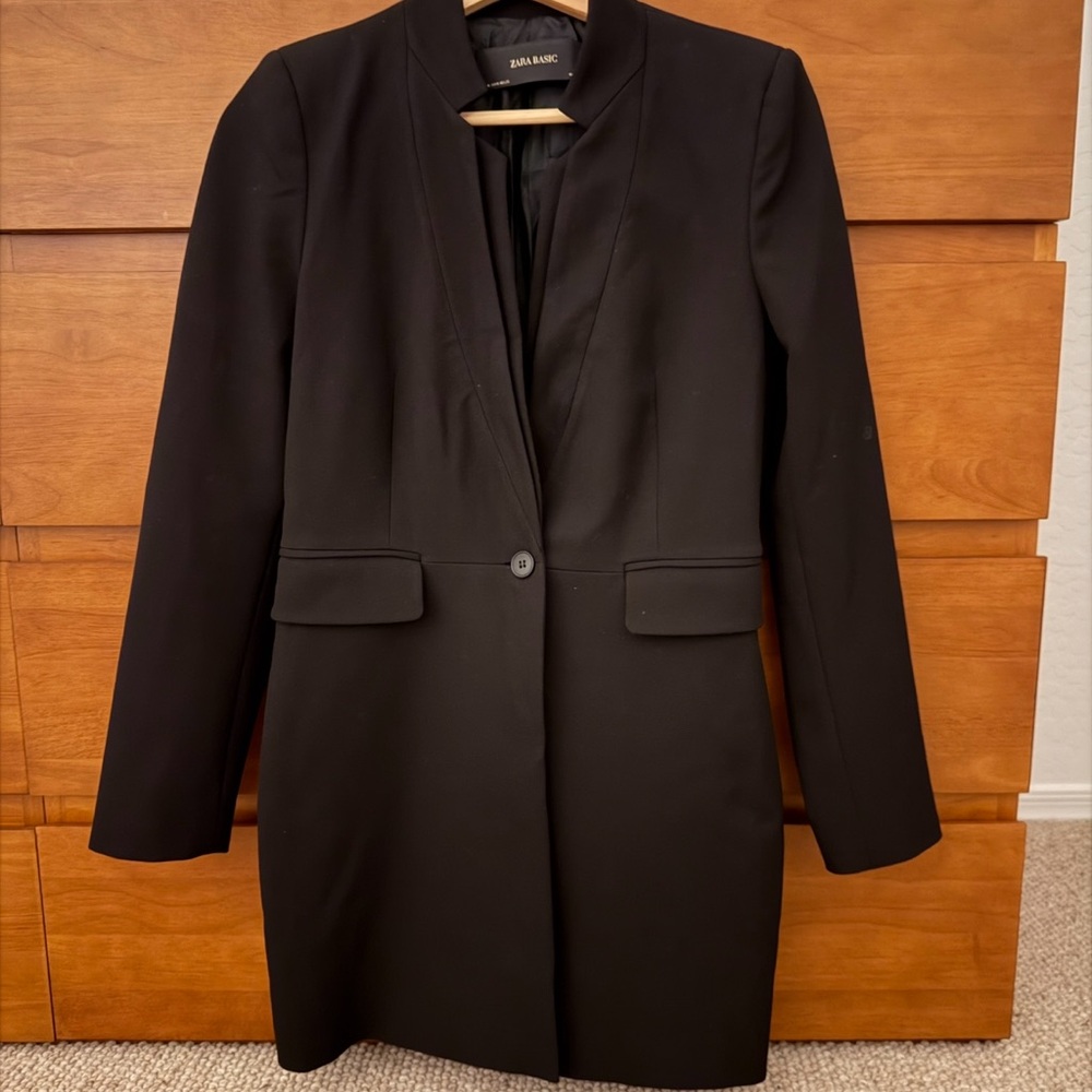 Zara Elegant Black Women's Blazer